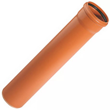 Каналізаційна труба ПВХ, SN4, D=110x3,2 мм, L=0,5 м (шт.) (220000-09)