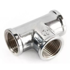 Трійник 3/4" ВВВ Нікель (270014N050505A)