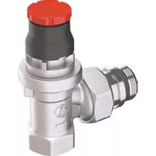 Кутовий термостатичний клапан з автоматичним динамічним регулюванням витрати, 1/2" (R401DBX033)