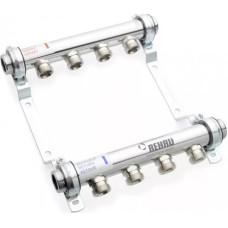 Колектор розподільчий HLV 12 для систем опалення (стальний), 12 контурів 3/4" компл. з 2 шар кран 1" (110218001)