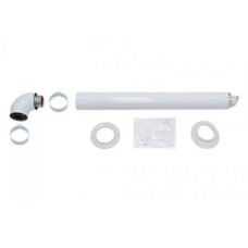 Комплект для горизонтального проходу крізь стіну 1000 мм з точкою відбору, 60/100 мм (турбо) (0020199380)