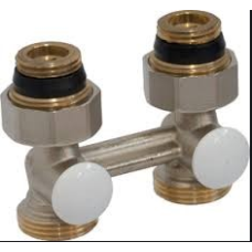 Вузол нижнього підключення прямої, для двотрубних систем, компактний, розмір 1/2 "M x 3/4" E (R387LX012)