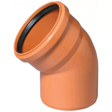 Коліно ПВХ, кут=30 град., D=200 мм (шт.) (223210-09)