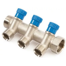 Колектор 1"х3/4" Євроконус, 2 виходи Червоний (6300E7N1005R2A)