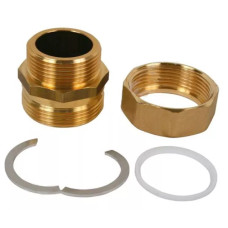 Соединитель с накидной гайкой для труб Inoflex, DN 25 1" НР (46102FL)