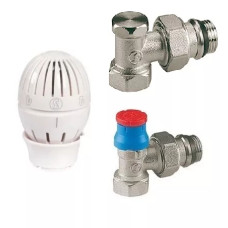 Комплект термостатичний, кутовий, бокове підключення, 1/2 вр (R470FX033)