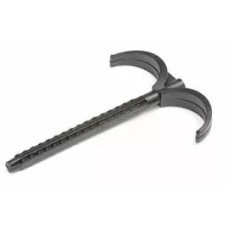 Гак з дюбелем, для кріплення 2 труб в ізоляції до підлоги (265709001)